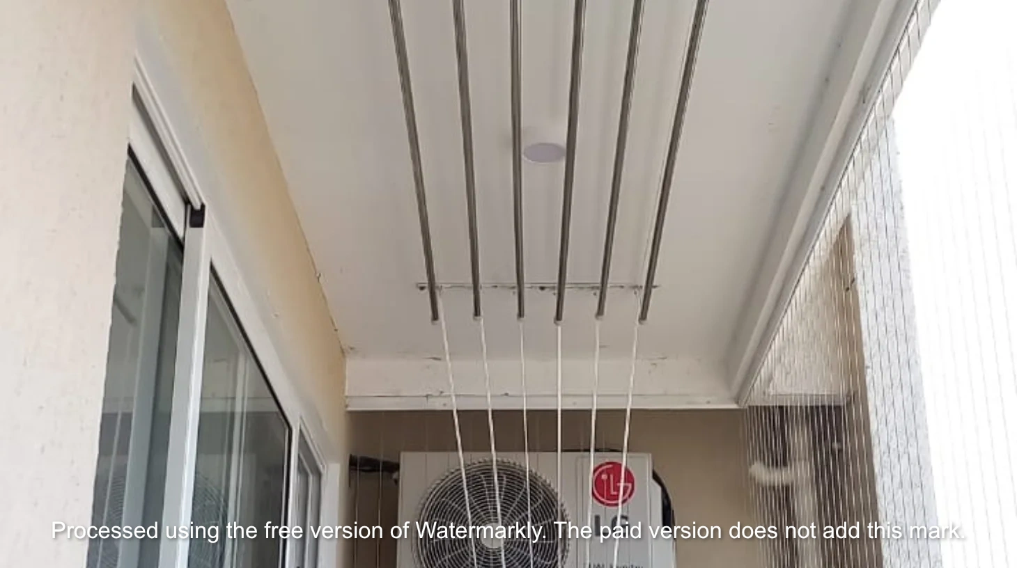 Pull and Dry Cloth Hangers Installation