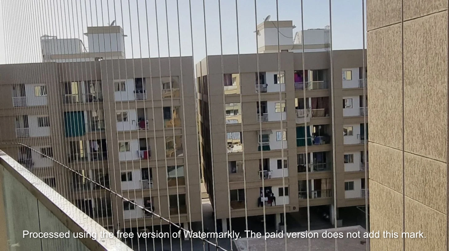 Invisible Safety Grill for Balcony